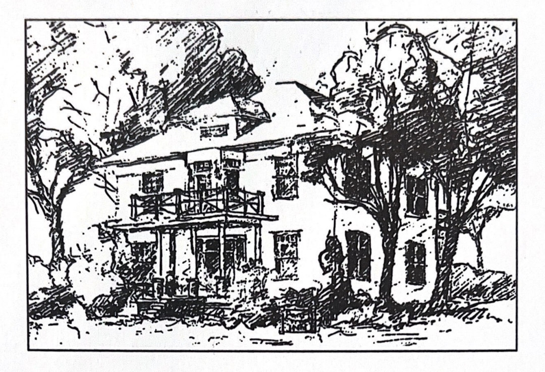 Illustration of the historic house at 1809 Pearl Street
